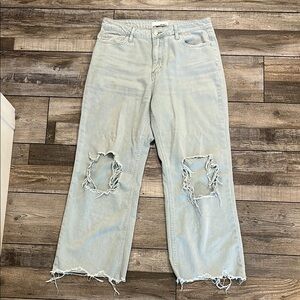 Vervet Light Blue Distressed Women's Jeans